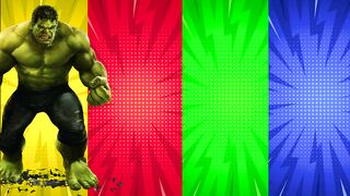 SUPERHERO COLOR DANCE CHALLENGE Hulk vs Spiderman vs Venom vs Iron Man