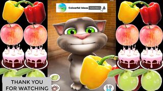 Learn Colors in My Talking Tom _ Pocoyo Colours for Children Toddles for kids _ Nursery Rhymes