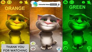 Learn Colors in My Talking Tom _ Pocoyo Colours for Children Toddles