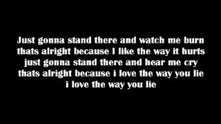 Eminem feat Rihanna - Love The Way You Lie (Lyrics)