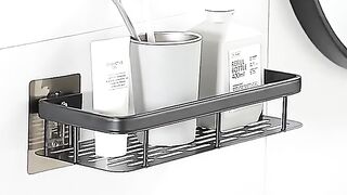 Aluminum Bath Organizer Accessories.