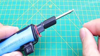 How to make Mini Recharge Soldering iron with 18650 Battery