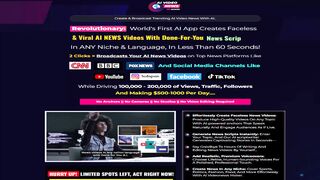 AI Video News Maker Review: Faceless AI News Videos Creation Tool