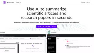 There's An AI For That: SciSummary – Simplifying Complex Scientific Articles