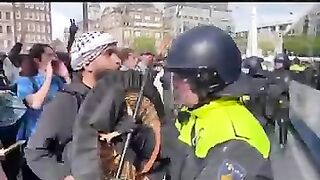 Pro-Palestine Protesters Clash With Police In Amsterdam