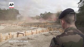 French military trains new Ukrainian brigade to fight against Russia.