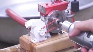 How to Make a Water Pump with 4 Stroke Gasoline