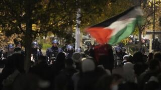 Hundreds protest against France-Israel football match in Paris amid high security