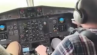 Aviation Media Tanzania - Landing in a typhoon