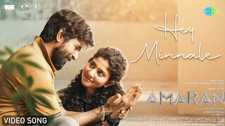 Hey Minnale - Video Song | Amaran | Sivakarthikeyan, Sai Pallavi | GV Prakash | Rajkumar Periasamy