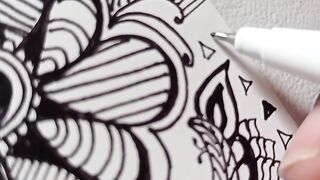 Letter doodle art