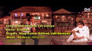 Badal Gayi Hai Yeh Duniya - Lyrical _ Andolan _ Sanjay Dutt, Govinda _ Roop Kumar, Udit Narayan, 90s - Tips Official