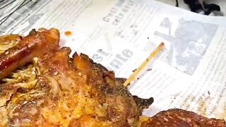 Asmr Mukbang | Eating Northeastern barbecue is so delicious that I am confused.