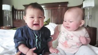 Cute Babies Playing