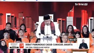 Debat yang panas Pilgub jakarta 2024