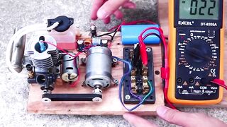 Awesome DIY with Motor and Nitro Engine