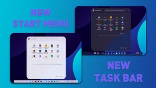 Get New Start Menu and TaskBar for Windows with WindHawk app.