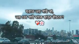 মরতে ভয় পাই নাই ভয় তো পাই মাকে ছাড়া বাঁচতে