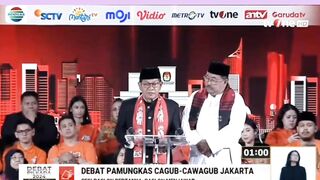 Debat panas Pilgub jakarta