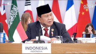 President of Indonesia Prabowo on G20