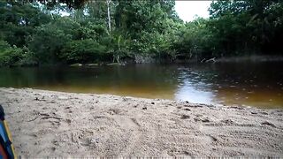 Solo Camping in Borneo River