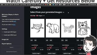 The 2024 Easiest Ai Tool For Coloring Books [ Nurie Creator ]