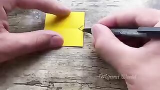 EASY ORIGAMI WHISTLE = STEP BY STEP GUIDE