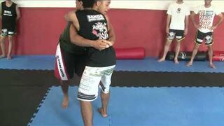 técnica de queda do wrestling aplicada ao mma ufc