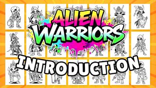 750 Alien Warriors Coloring Pages Unique Designs with Full PLR Rights