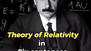 Einstin's thoery of Relativity!