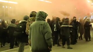 The city of Montreal is in complete chaos as anti-Israel rioters go on a rampage.