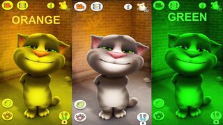 Learn Colors in My Talking Tom _ Pocoyo Colours for Children Toddles #24