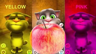 Learn Colors in My Talking Tom _ Pocoyo Colours for Children Toddles for kids _ Nursery Rhymes#19