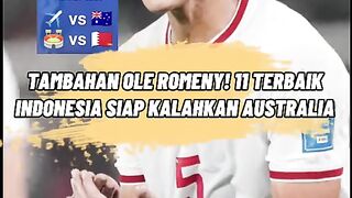 11 Pemain Terbaik indonesia Siap kalah kan Australia