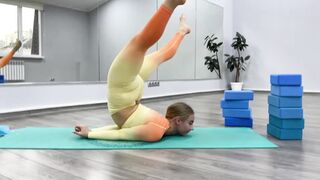 Extreme Contortion. Backbending Gymnastics - Super Flexibility Exercise