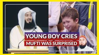 VERY EMOTIONAL:  YOUNG BOY CRIES WHILE SPEAKING TO MUFTI MENK | REACTION VIDEO @PilwaalTV