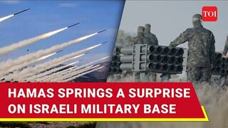 Hamas' Al-Qassam 'Bombards' IDF's Re'im Military Base With Rajum Missiles