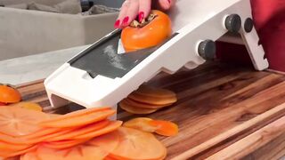 Persimmon carpaccio ????