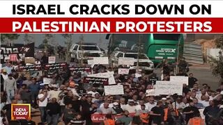 Israel Continues Crack Down On Palestinians Protesting Against The War In Gaza