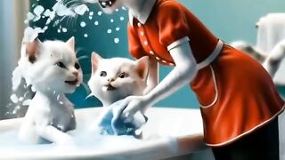 AI cat video cat sad story cute cat video