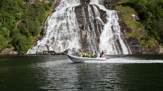 The Nærøyfjord is a stunning fjord located in southwestern Norway. It is one of the narrowest fjords in Europe