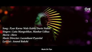 Pyar Karne Wale Kabhi Darte Nahi - Lyrical _ Hero _ Lata Mangeshkar_ Manhar Udhas _ 80_s Hits