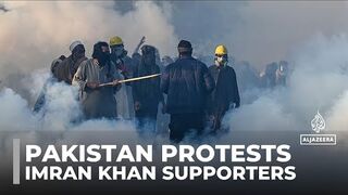 protests: Security forces crackdown on Imran Khan supporters