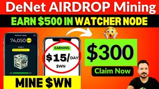 Denet airdrop earn free 500 doller per day