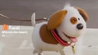 O minion queria um cachorro para passear! Olha o que ele encontrou