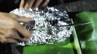 Ayam bakar Alumunium foil