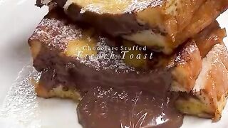 Chocolate stuffed French toast