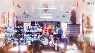 College Ki Ladkiyon Lyrical _ Yeh Dil Aashiqana _ Karan Nath_ Jividha _ Udit Narayan _ Tips Offical