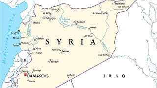 Map of Syria. Peta Suriah. Map of Syria