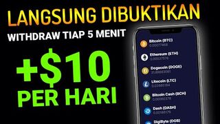 WITHDRAW TIAP 5 MENIT - CARA BARU DAPAT UANG DARI INTERNET TERCEPAT 2024 MODAL HP AJA